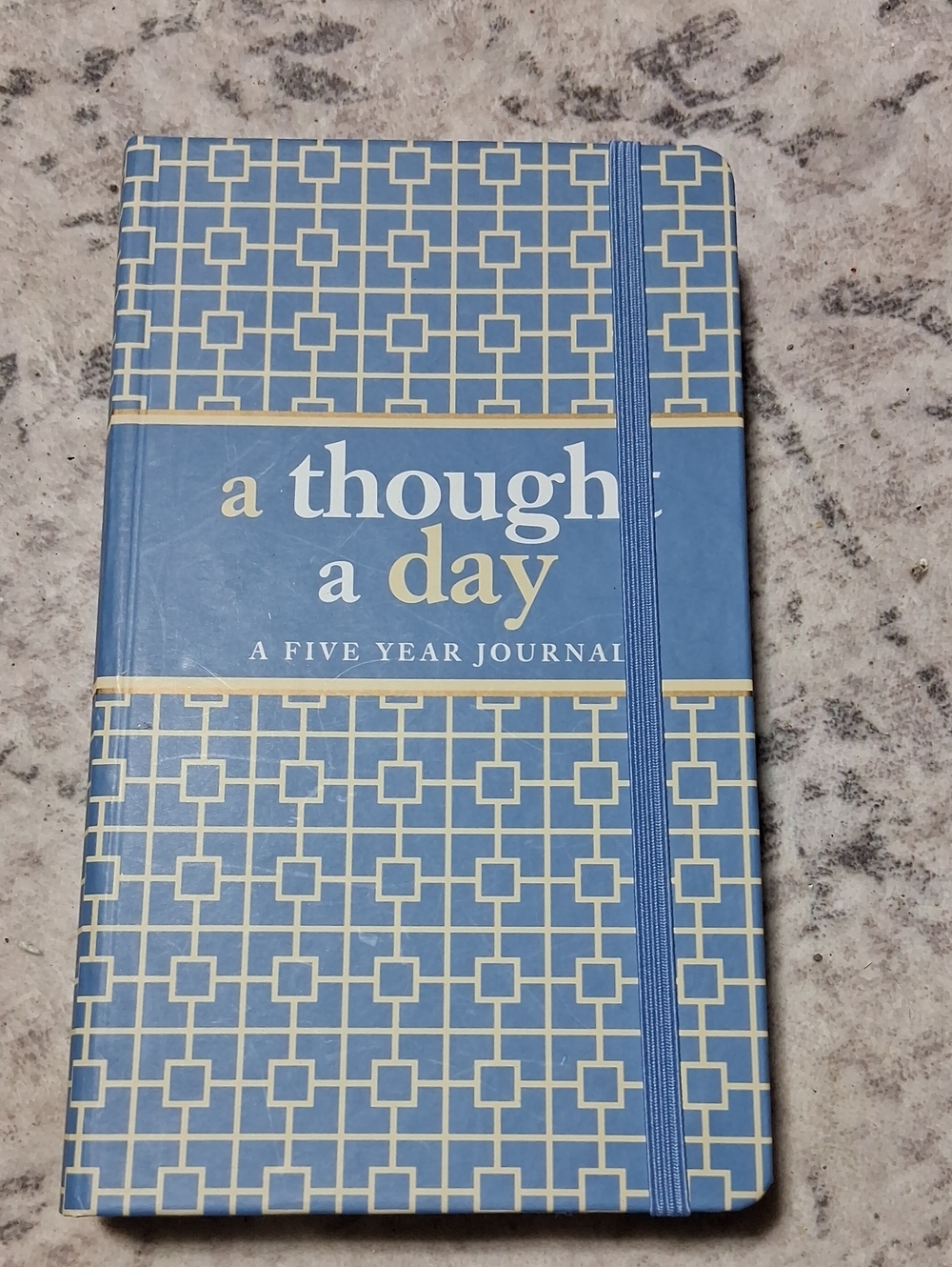 A Thought a Day Five-Year Journal - Blue